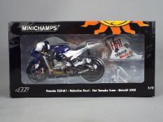 Minichamps Valentino Rossi Collection - a 1:12 scale diecast model Fiat Yamaha Team, MotoGP 2008,
