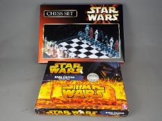Star Wars, Character Games - Two collectable Star Wars Chess Sets by Character Games .