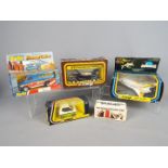 Dinky Toys, Corgi Toys - Five boxed diecast vehicles.