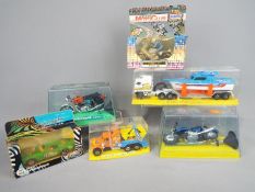 Nacoral, Mira, Guisval - Six boxed Spanish diecast model vehicles in various scales.