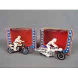 Ideal - Two vintage boxed collectable Ideal 'Evel Knievel' Precision Miniatures diecast vehicles.