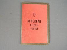 Supercar - A scarce and highly collectable Supercar Pilots Licence.