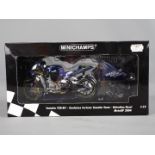 Minichamps - a 1:12 scale diecast model Yamaha YZR-M1, Valentino Rossi,