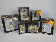 Minichamps Valentino Rossi Collection - five 1:12 scale figurines depicting Valentino Rossi,