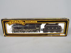 Mainline - an OO gauge locomotive and tender BR, Jubilee class, black livery,