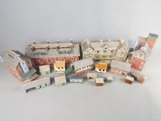 Model Railways - a box of OO gauge scenics by Metcalfe (buildings)