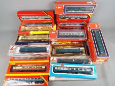 Model Railways - 24 OO gauge items of Hornby, Lima and Mainline passenger rolling stock,