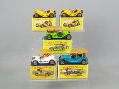 Matchbox Models of Yesteryear - A small collection of five boxed Matchbox Models of Yesteryear