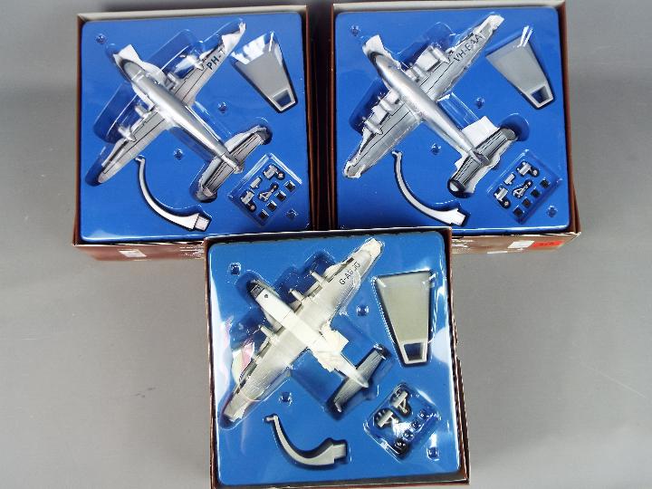 Corgi Aviation Archive - Three boxed diecast 1:144 scale civilian aircraft from Corgi Aviation