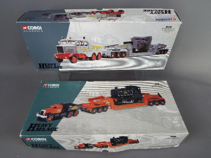 Corgi Heavy Haulage - Two boxed Corgi Heavy Haulage vehicles. - Image 2 of 3