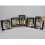 Minichamps Valentino Rossi Collection - five 1:12 scale figurines depicting Valentino Rossi,