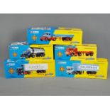 Corgi - Five boxed diecast trucks from the Corgi Classics 'Famous Haulers Around Britain' series.