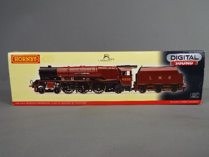 Hornby - an OO gauge model locomotive LMS Duchess class 'Duchess of Montrose' op no 6232 with sound