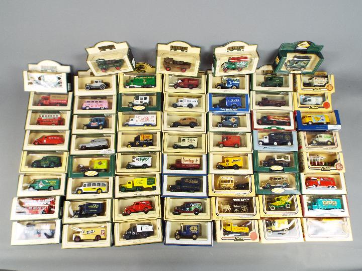 Lledo - A boxed collection of 60 diecast vehicles by Lledo.