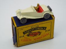 Matchbox Lesney - A boxed Matchbox RW #19 MG TD.