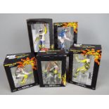 Minichamps Valentino Rossi Collection - five 1:12 scale figurines depicting Valentino Rossi,