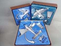Corgi Aviation Archive - Three boxed 1:144 scale diecast model aircraft.