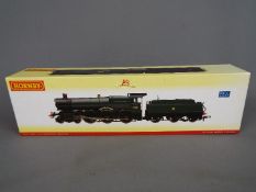 Hornby - an OO gauge locomotive and tender DCC Ready, GWR green livery op no 6800 Hardwick Grange,