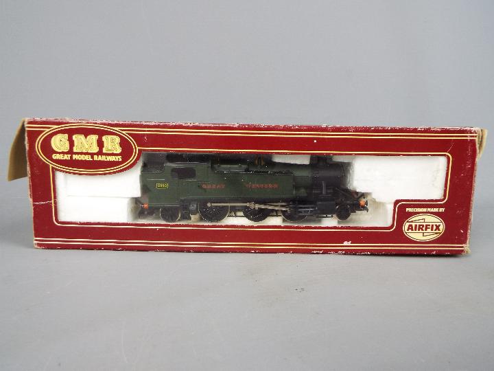 Airfix - an OO gauge tank locomotive 2-6-2T GWR green livery, op no 6110 # 54150-1,