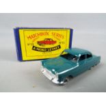 Matchbox, a Moko Lesney Product - Ford Zodiac, dark green body,