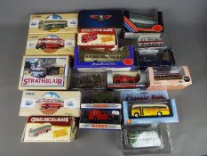 Corgi, Atlas Editions, EFE, Matchbox Dinky, Others - 18 diecast model vehicles in various scales.