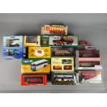 Matchbox, Corgi, and others - 13 boxed diecast and plastic model vehicles.