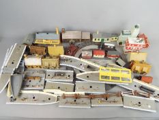 Model Railways - a box of OO gauge scenics, buildings, platforms,