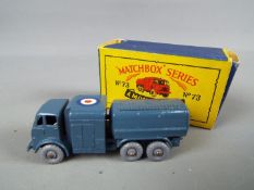 Matchbox, a Moko Lesney Product - RAF 10 ton Pressure Refueller, blue/grey body,