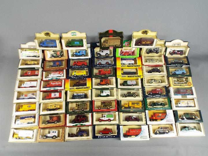 Lledo, Other - A boxed collection of 60 diecast vehicles predominantly by Lledo.