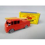 Matchbox, a Moko Lesney Product - Merryweather Fire Engine Marquis series 3, red body,