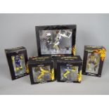 Minichamps Valentino Rossi Collection - five 1:12 scale figurines depicting Valentino Rossi,