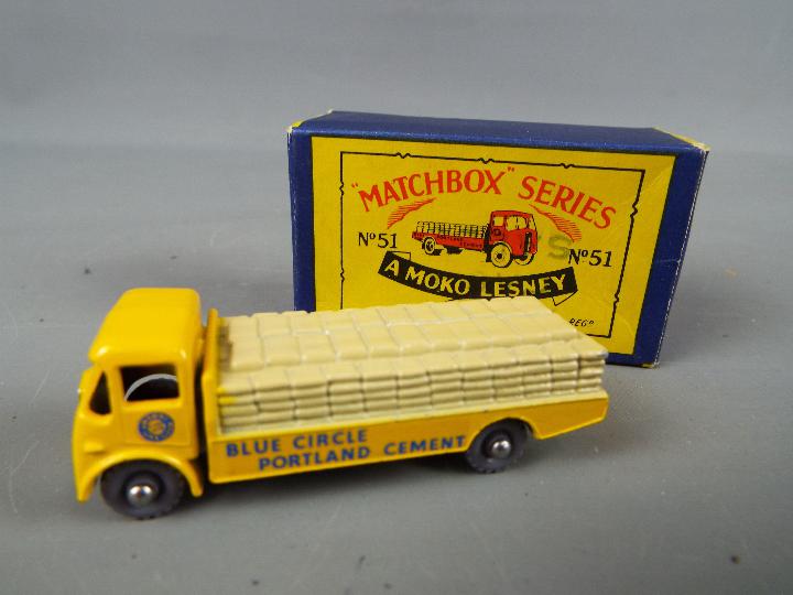 Matchbox, a Moko Lesney Product - Albion Chieftain, Blue Circle Portland Cement,