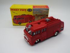 Dinky Toys - A boxed Dinky Toys #276 Airport Fire Tender with Flashing Light - finished in red with