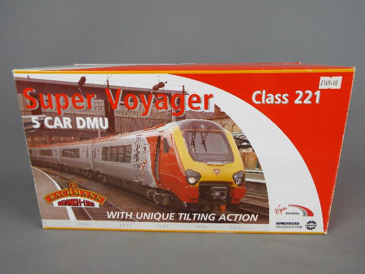 Bachmann Branch Line - an OO gauge boxed set, Virgin Super Voyager, five car DMU,