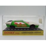 Dinky Toys - A boxed Dinky Toys #189 Lamborghini Marzal, in fluorescent green and white body,