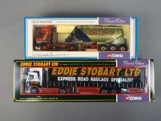 Corgi - A pair of boxed Limited Edition 1:50 scale trucks from Corgi.