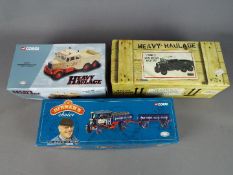 Corgi - Three boxed Corgi diecast models/ Lot consists of Corgi 'Heavy Haulage' Limited Edition