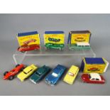 Matchbox by Lesney - nine diecast models comprising Boxed models: Jaguar racing car # 41,