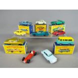 Matchbox by Lesney - A collection of ten diecast Matchbox vehicles, 5 of which are boxed.