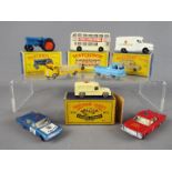 Matchbox by Lesney - A collection of eight diecast Matchbox vehicles, 4 of which are boxed.