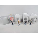 King & Country - Four boxed figures from the King and Country WWII German Leibstandarte SS Series.