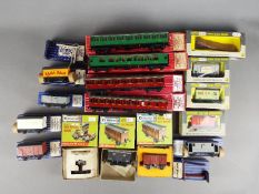 Hornby Dublo, Wrenn, Kitmaster - A collection of 18 boxed OO gauge coaches,