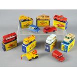 Matchbox by Lesney - A collection of 11 diecast Matchbox vehicles, 7 of which are boxed.