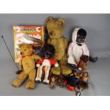 Pedigree, Constructo and others - Two teddy bears, a Pedigree Black Taking Doll,