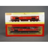 Hornby - A boxed OO Gauge Hornby DCC READY R3486 Schenker Class 66 Diesel Locomotive Op.No.