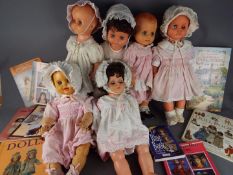 Dolls - A collection of predominantly female baby, jointed plastic dolls, approximately 60 cm (h),