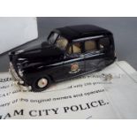 Kenna Models - A boxed Kenna Models #63 Standard Vanguards Estate in Black Nott City Police livery.