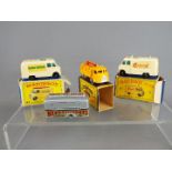 Matchbox by Lesney - A collection of four diecast Matchbox vehicles, 3 of which are boxed.