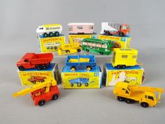 Matchbox by Lesney - A collection of ten diecast Matchbox vehicles, 6 of which are boxed.