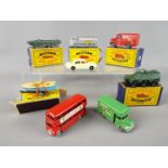 Matchbox by Lesney - A collection of eight diecast Matchbox vehicles, 5 of which are boxed.